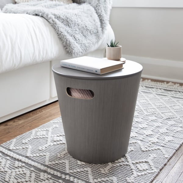 Σκαμπό / Αποθηκευτικός χώρος Woodrow Gray Umbra